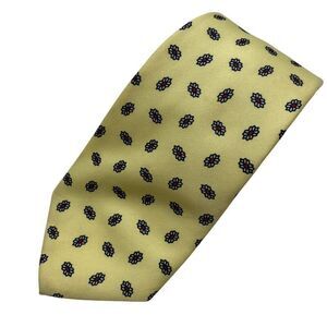 Career Cravats Men's Tie Necktie Geometric Polyester Yellow Classic Office